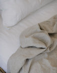 “Sable” Linen Flat Sheet - KULALA Living