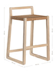 Adanna Timber & Loom Barchair Natural - KULALA Living