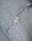"Ink" Pinstripe Linen Pillowcases - KULALA Living