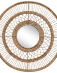 Layla Rattan Wall Mirror