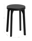 Lola Black Oak Stool