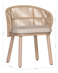 Maya Outdoor Rope Dining Chair