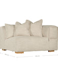 Melonee Fabric Sofa Right Hand Arm - KULALA Living