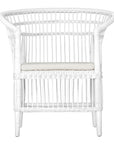 Nakula Rattan Dining Chair White