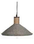 Sable Paper Mâché and Jute Pendant Light - KULALA Living
