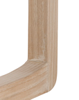 Modern bar stool crafted from lightwood with a woven rope seat and sleek geometric frame. A minimalist backrest provides subtle support, making it a stylish and functional addition to any kitchen or bar area