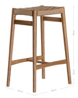 The Kulala Living Handwoven Counter Stool in natural features a meticulously woven seat crafted from durable fibre, supported by a solid timber frame with a sleek black finish. This modern yet timeless piece adds texture and sophistication to kitchen and bar spaces.