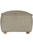 A versatile moss modular ottoman with soft linen upholstery, designed for effortless comfort and modern living. Perfect as a standalone piece or paired with matching modular seating