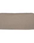 Natural linen modular sofa with plush upholstery, offering a relaxed and comfortable seating option for modern living spaces
