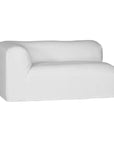 White linen modular sofa with plush upholstery, offering a relaxed and comfortable seating option for modern living spaces