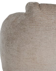 The Kulala Living luxe boucle bean bag in a soft natural hue, offering plush comfort with a stylish textured fabric. Designed for relaxation, this oversized bean bag creates a cosy, modern seating option for any living space