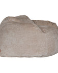 The Kulala Living luxe boucle bean bag in a soft natural hue, offering plush comfort with a stylish textured fabric. Designed for relaxation, this oversized bean bag creates a cosy, modern seating option for any living space