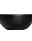 Handcrafted magnesium oxide coffee table with a natural finish, showcasing organic grain patterns for a refined aesthetic