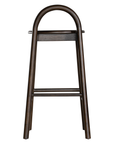Milo barchair espresso with sculptural ashwood timber form designed for modern organic australian dining and kitchen spaces