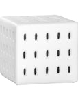 Niche Concrete Side Table White