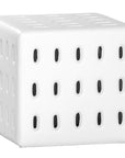 Niche Concrete Side Table White