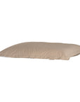Sand bean bag outdoor pillow with soft fabric, perfect for casual lounging and relaxed living spaces.