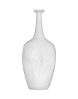 Large whitewashed fibre cement vase by KULALA Living, featuring a sculptural design and smooth, minimalist surface.
