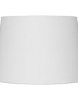 A light-toned linen wall light shade with a minimalist curved design. This sophisticated fabric shade brings a soft, cool ambiance to any space, perfect for modern and natural-inspired interiors