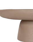 Tarran coffee table in nomad dune with rounded sculptural form