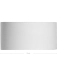 A light-toned linen wall light shade with a minimalist curved design. This sophisticated fabric shade brings a soft, cool ambiance to any space, perfect for modern and natural-inspired interiors.