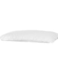 White bean bag outdoor pillow with soft fabric, perfect for casual lounging and relaxed living spaces.