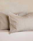 "Rowie" Piped Linen Pillowcases