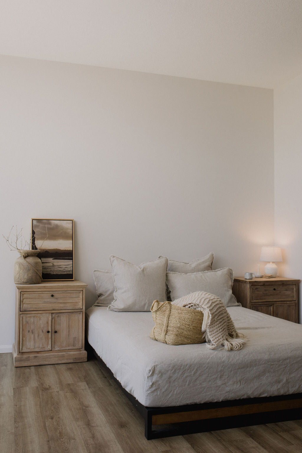 “Sable” Linen Fitted Sheet - KULALA Living