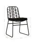 Amanzi Dining Chair Black