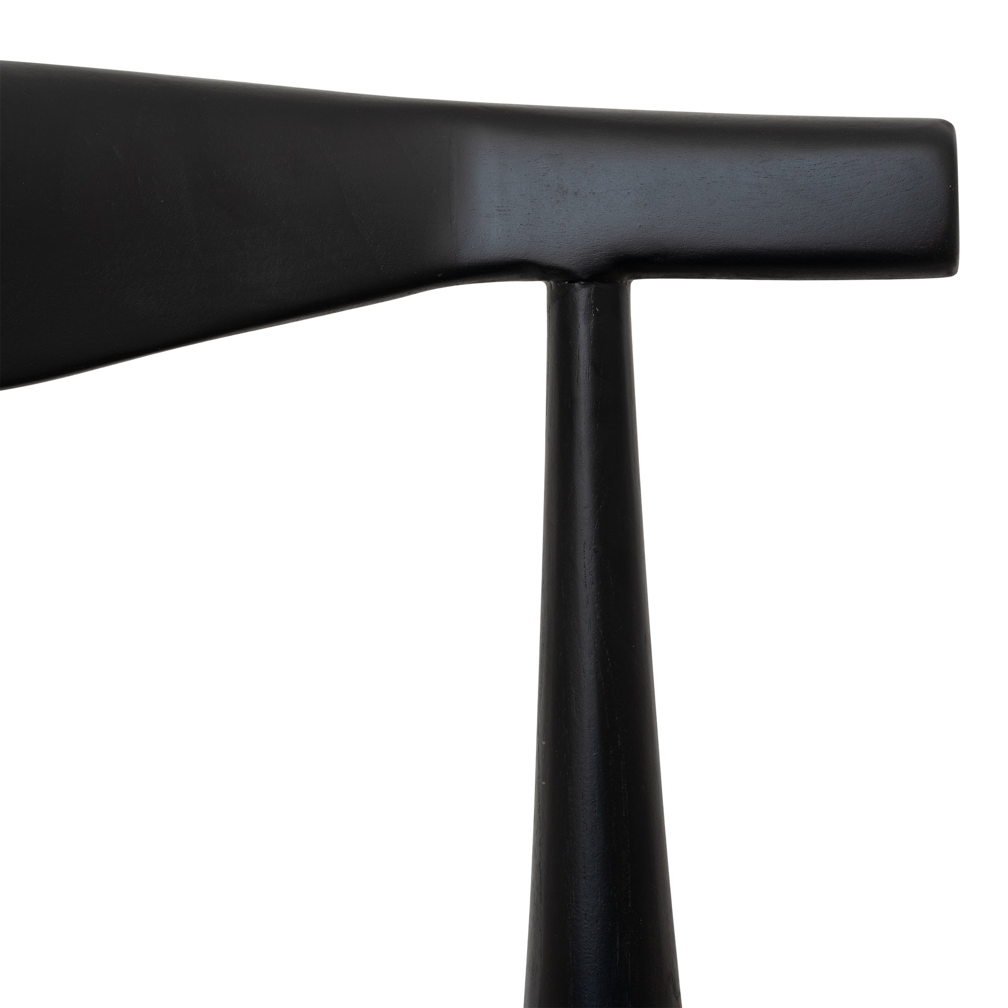 Amara Timber &amp; Rattan Barchair Black - KULALA Living