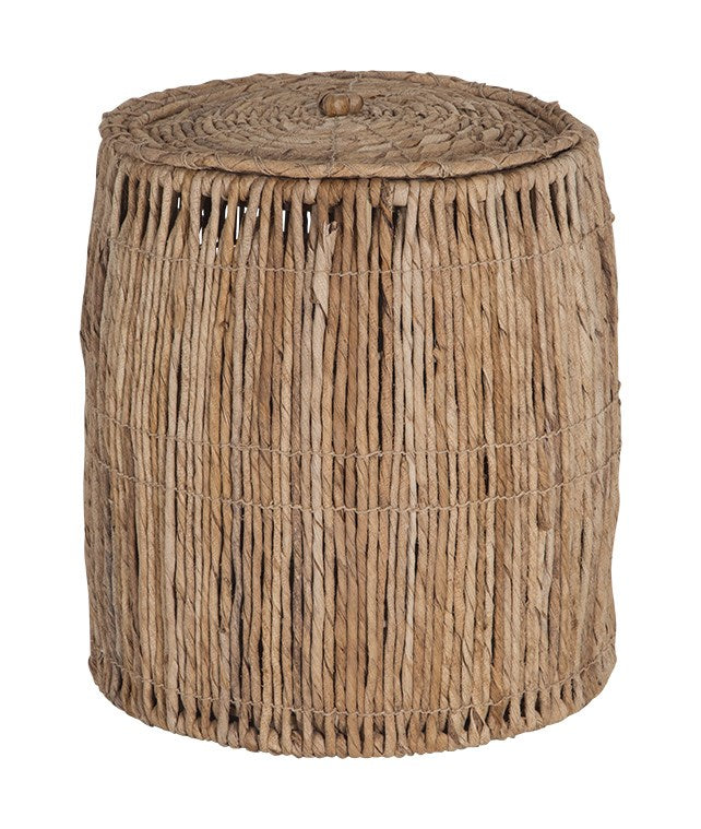 Cancun Banana Leaf Laundry Basket with Lid by KULALA Living