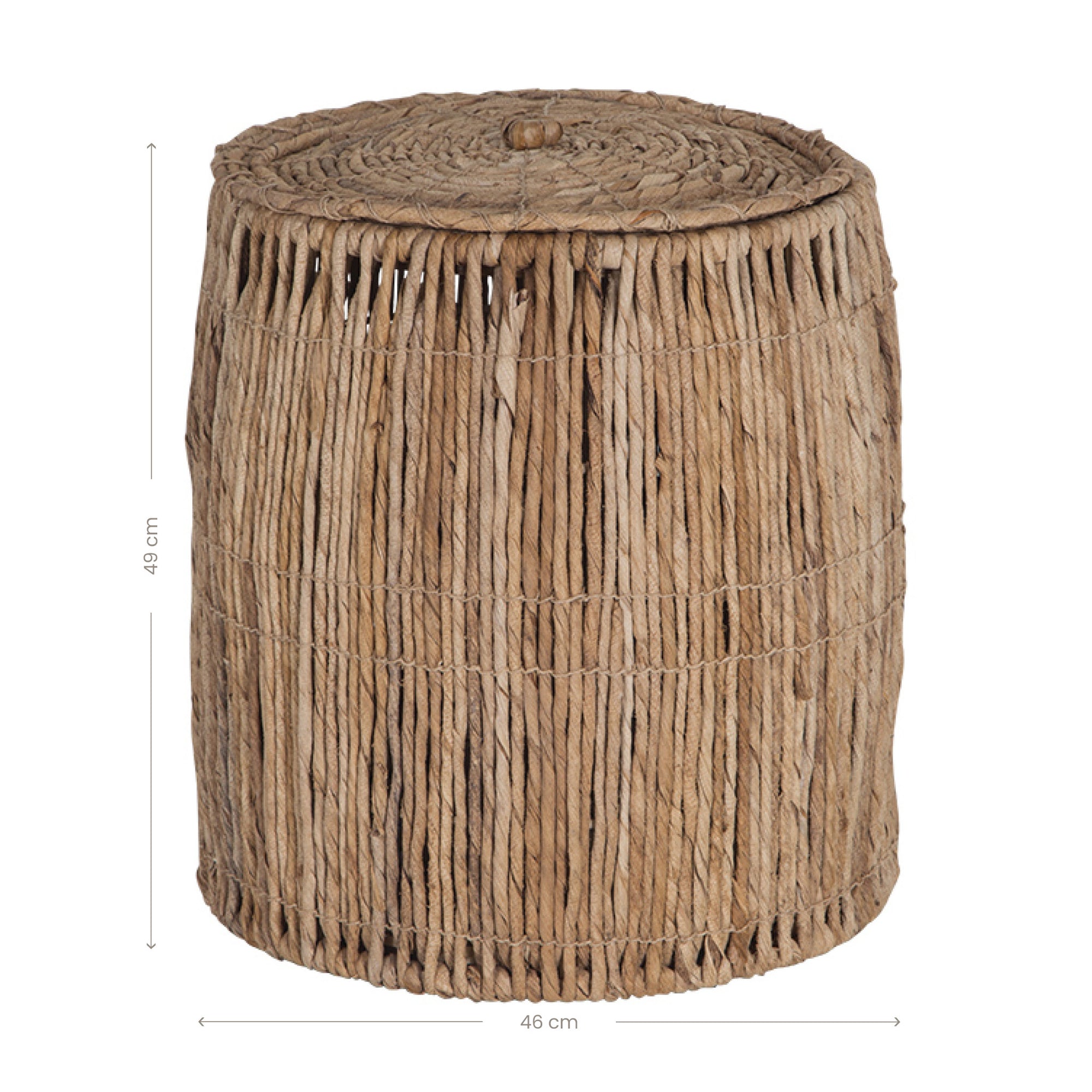Cancun Banana Leaf Laundry Basket with Lid by KULALA Living