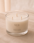 SOL Linen Fireside Soy Candle