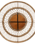Layla Rattan Wall Mirror