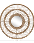 Layla Rattan Wall Mirror