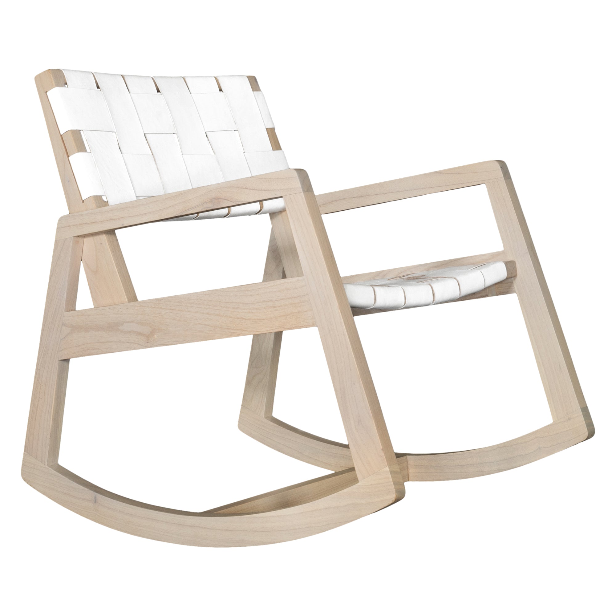 Lazzy Leather Rocking Chair - KULALA Living