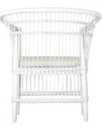 Nakula Rattan Dining Chair White