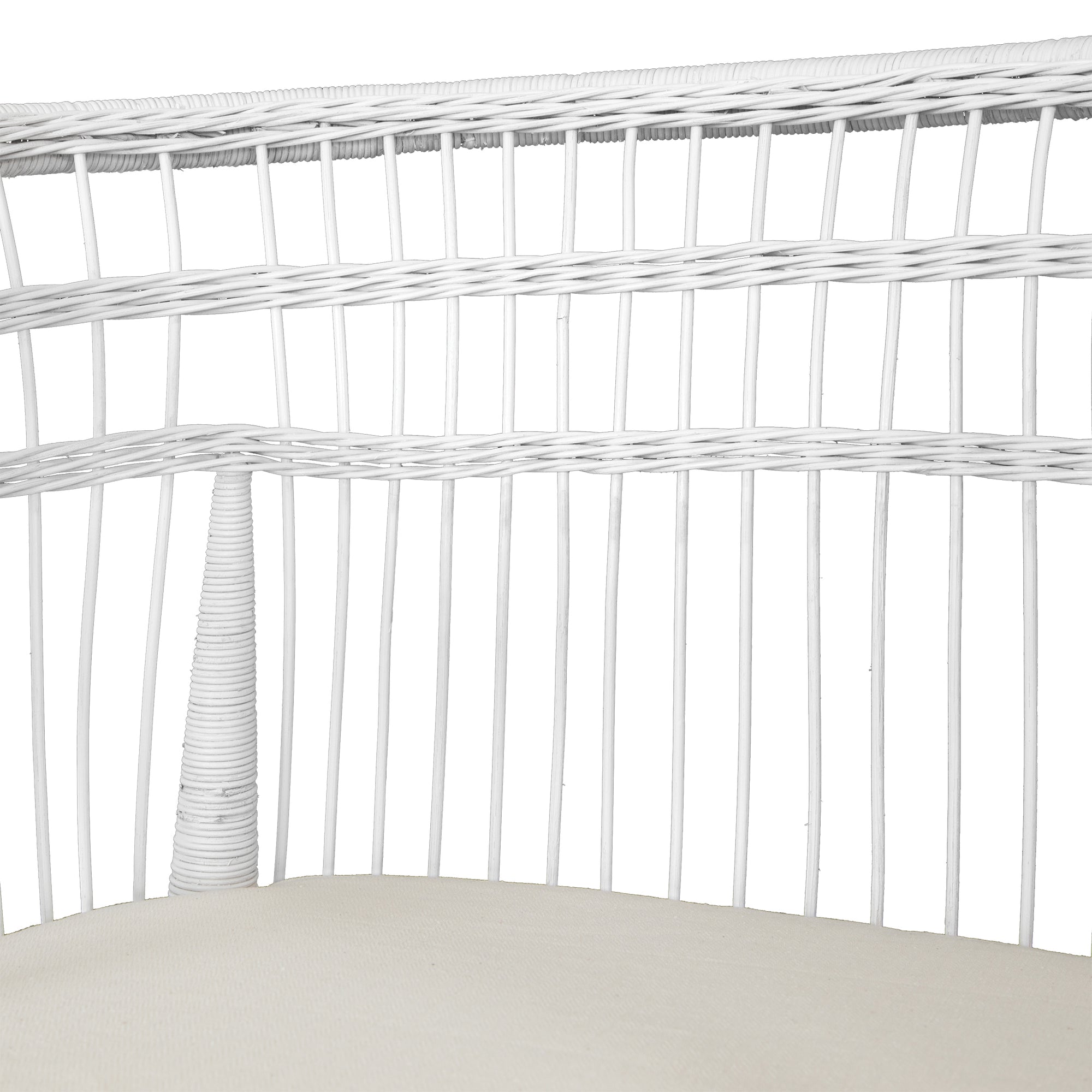 Nakula Rattan Dining Chair White