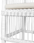 Nakula Rattan Dining Chair White