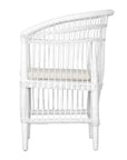 Nakula Rattan Dining Chair White