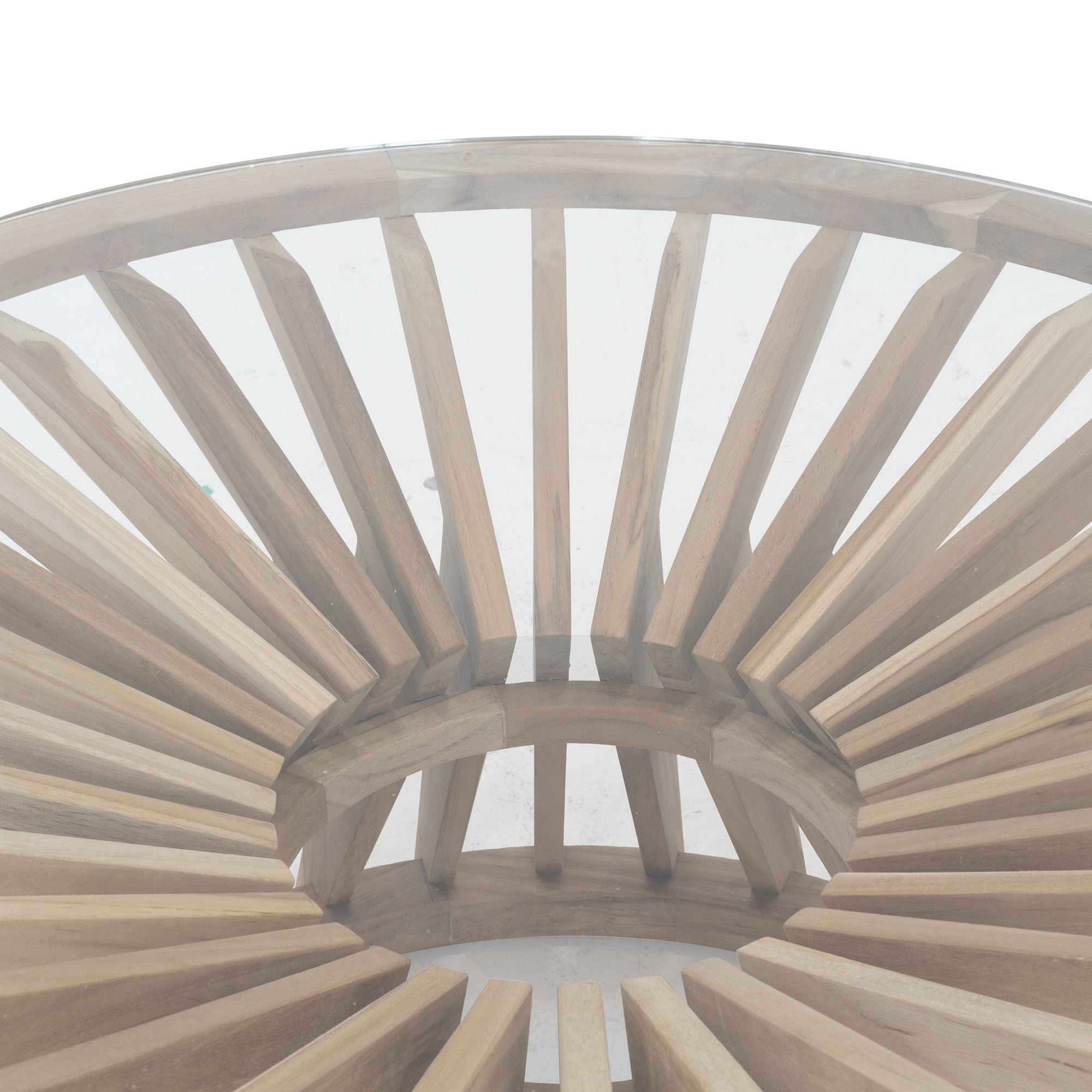 Nakuru Teak &amp; Glass Coffee Table