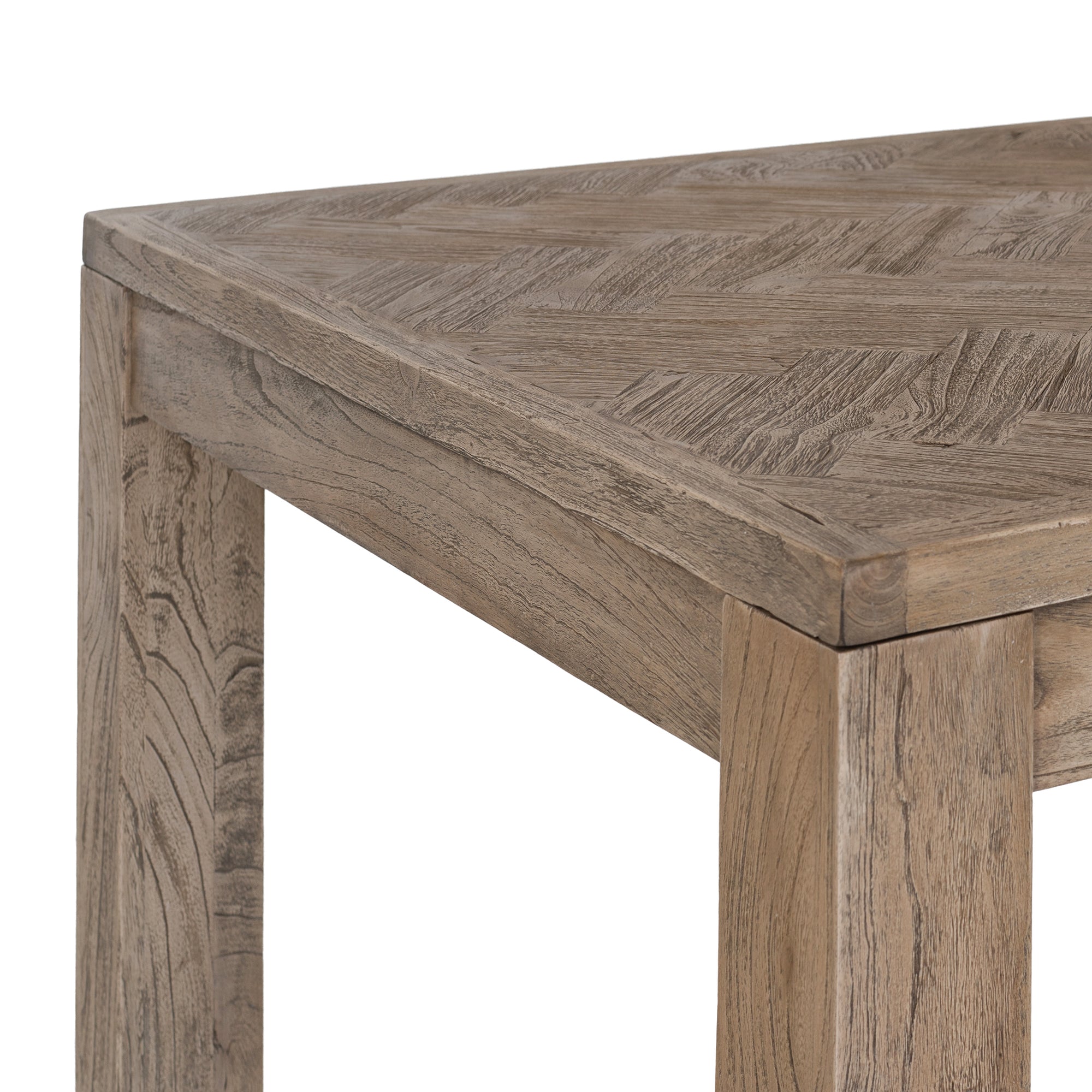 Salaro Herringbone Reclaimed Teak Dining Table