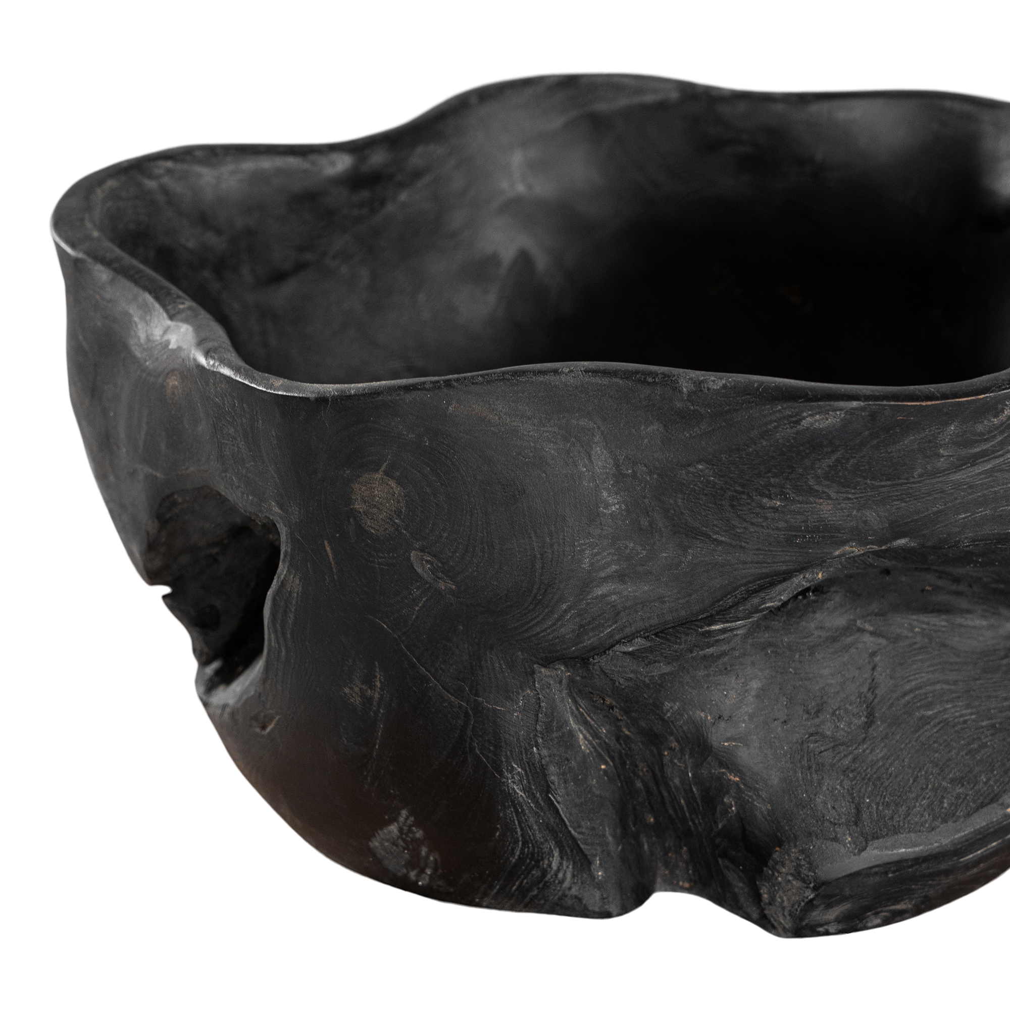 Sodwana Shou Sugi Ban Teak Root Bowl by KULALA Living