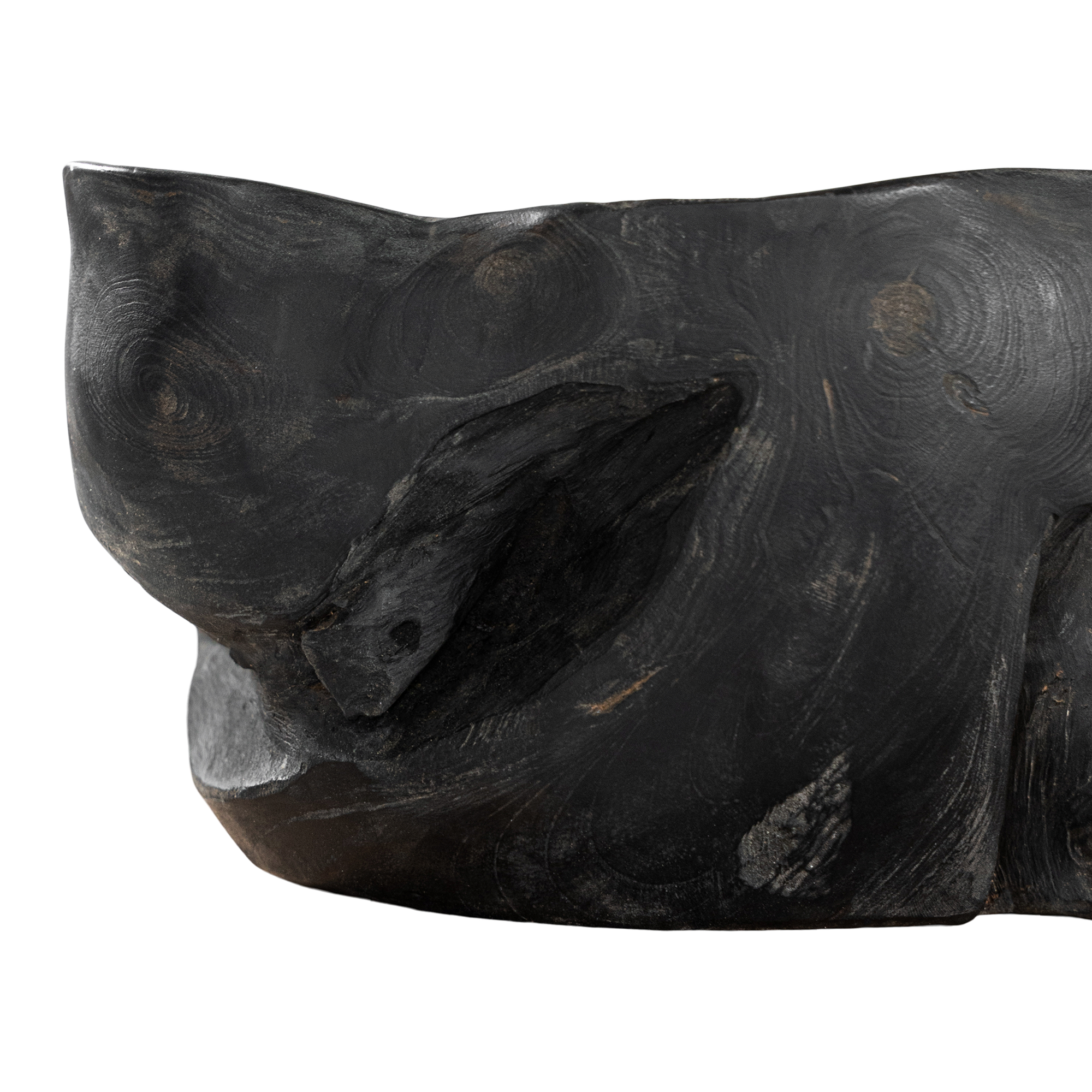 Sodwana Shou Sugi Ban Teak Root Bowl by KULALA Living