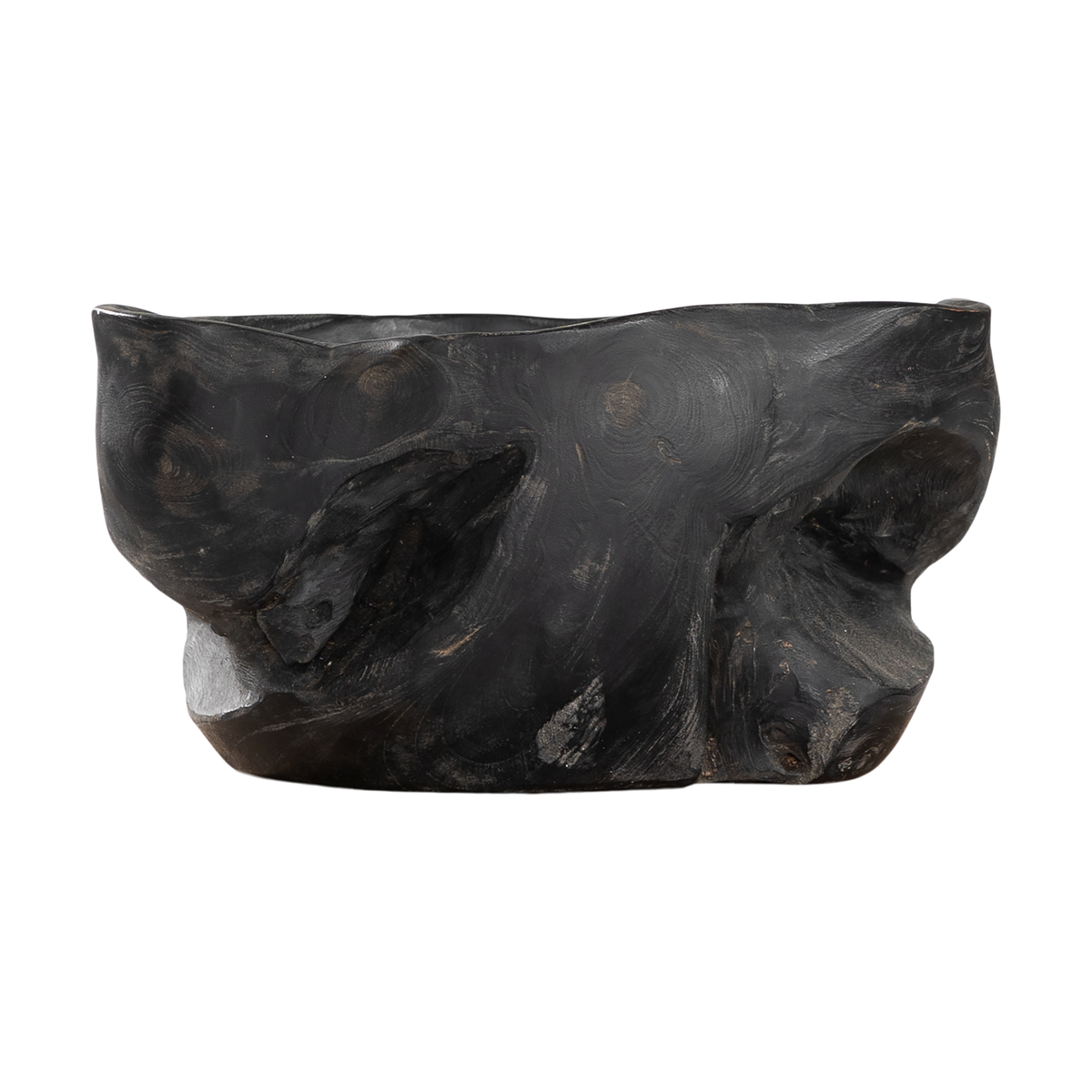 Sodwana Shou Sugi Ban Teak Root Bowl by KULALA Living