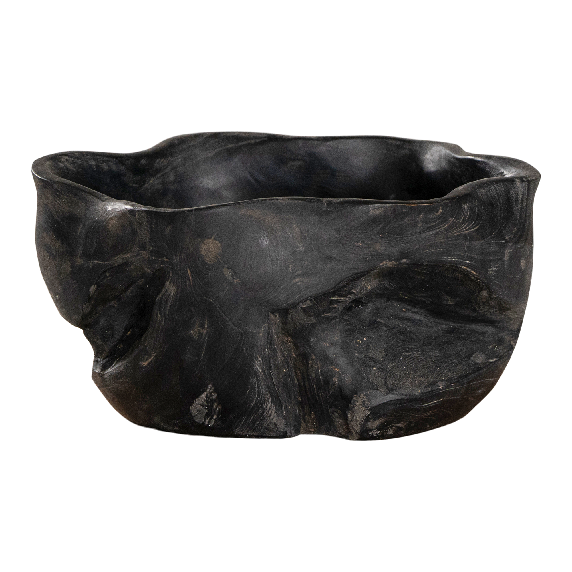 Sodwana Shou Sugi Ban Teak Root Bowl by KULALA Living