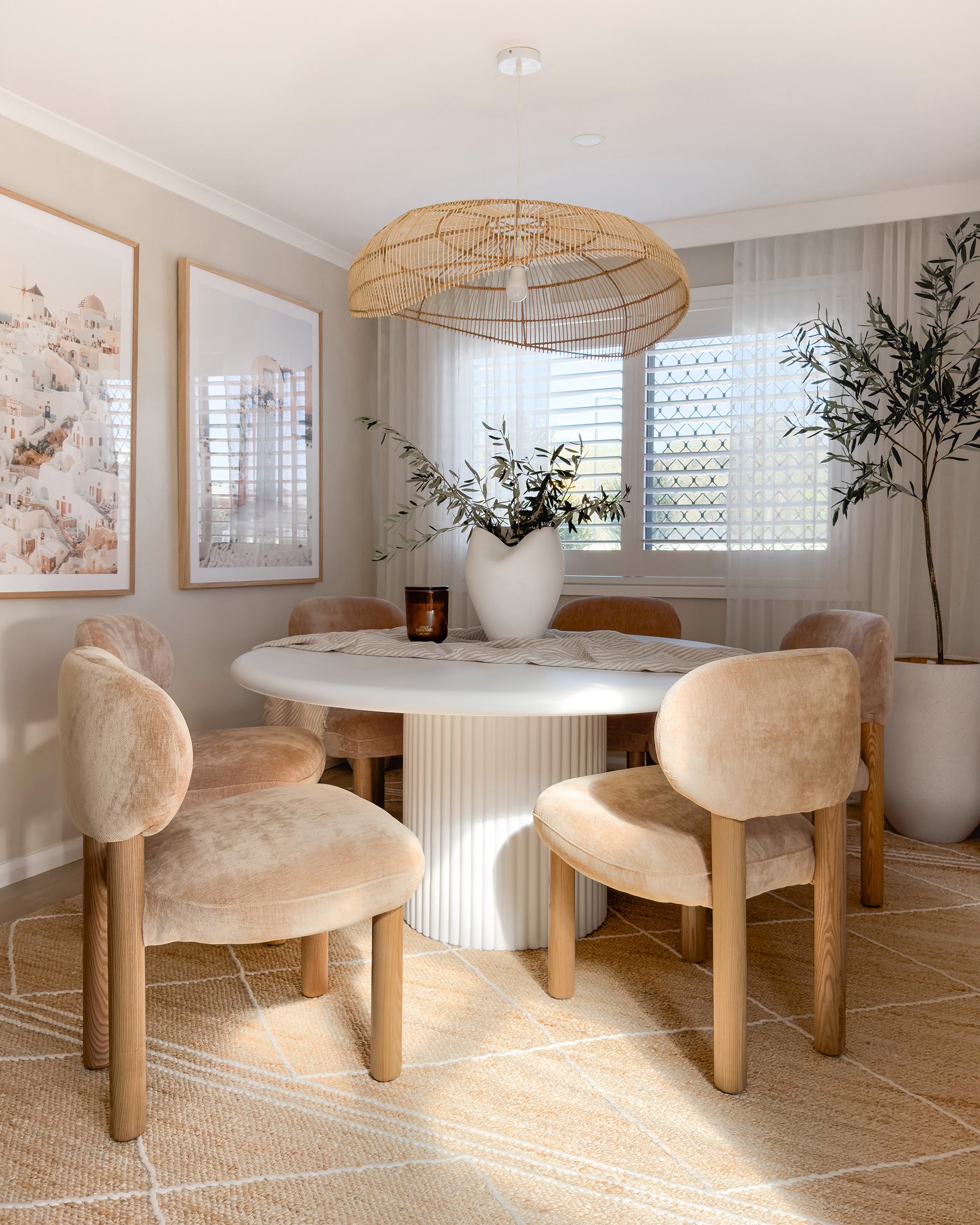 Moda Dining Chair Padded Dolce Velour - KULALA Living