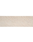 Ayanda console in dune hydro dipped finish with elongated top and two cylindrical pedestal legs.