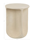 Berber Stone Blend Side Table Driftstone - KULALA Living