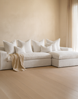 Dweller Linen Sofa | Right Hand Chaise - KULALA Living